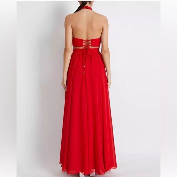 Anthropologie x PatBO
Cut-Out Halterneck Maxi Dress - Picture 4 of 11